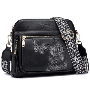 6682 Crossbody Bags Trendy, Lightweight Purses Embossed Design Shoulder